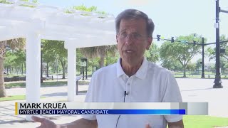 Myrtle Beach mayoral candidate rolls out downtown improvement plan in wake of Peaches Corner murder