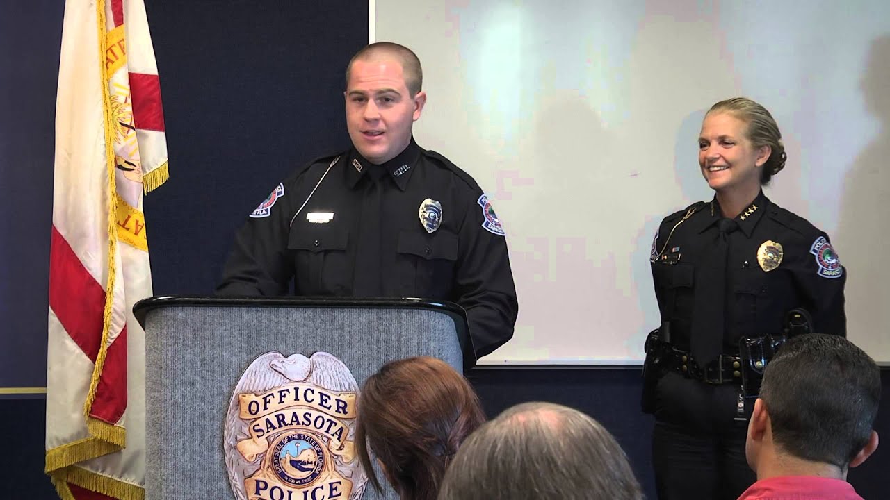 Sarasota Police Department Swearing-In Ceremony - January 23, 2014 law enforcement today