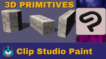How to use 3D primitives in clip studio paint (mini-course)