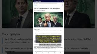 🧐👉 Fed Chair Nominee Warsh’s Crypto Support Signals Policy Shift #QixNewsCrypto