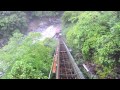 祖谷温泉のケーブルカーで谷底の露天風呂へ の動画、YouTube動画。