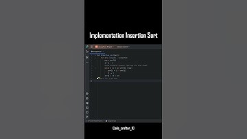 📌 Insertion Sort #python  #coding #pythoncode #shorts
