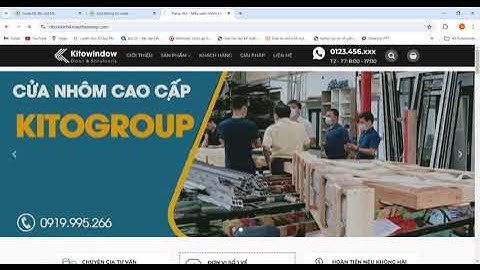 Share code website bán cửa nhôm kính cực đẹp, chuẩn SEO