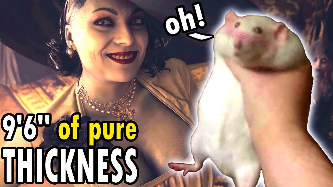 WHEN ALCINA DIMITRESCU CATCHES YOU [Tall Vampire Lady Resident Evil Village MEME]