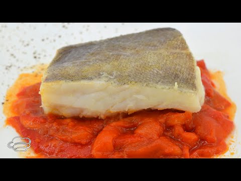 Receta de bacalao con pimientos asados By #JavierRomero