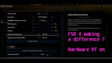 Wow! Hardware RT looks better on AMD using FSR 4 compared to NVIDIA using DLSS 4 - OUTER WORLDS 2