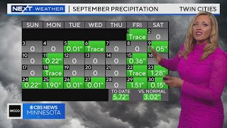 September officially the warmest on record for Twin Cities