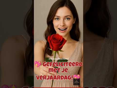🌹Gefeliciteerd met je verjaardag!🌹#dutch #Gefeliciteerd #Verjaardag #Jarig