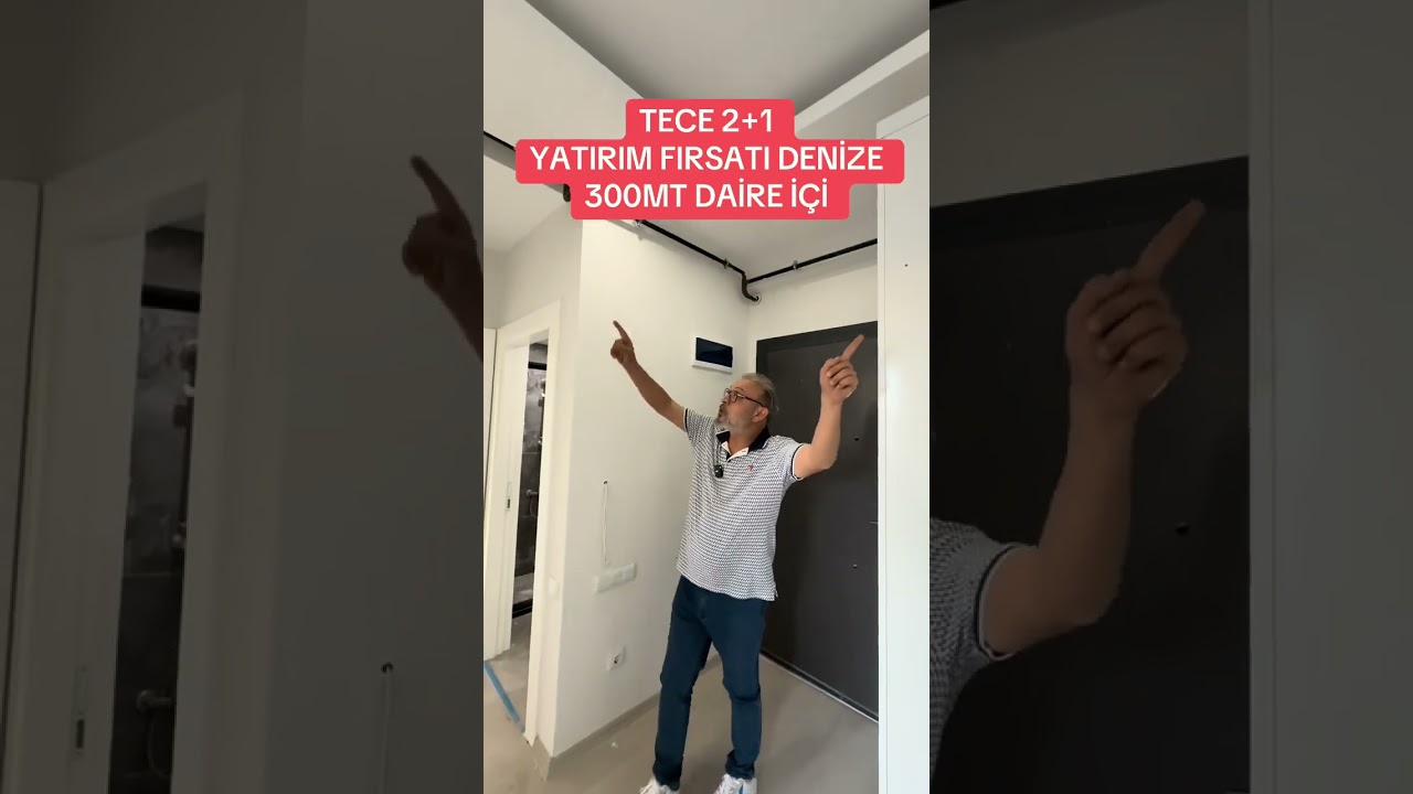 MERSİN MEZİTLİ TECE DENİZ MAH 2+1 FIRSAT DAİRE DENİZE 300MT FİYAT 2.300.000TL