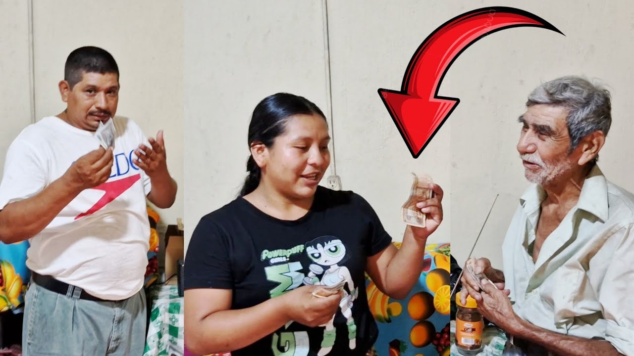 (don Juan de Dios tiene un hijo en los USA)🇺🇲 decidió mandarle este dinero y eso nos dijo.