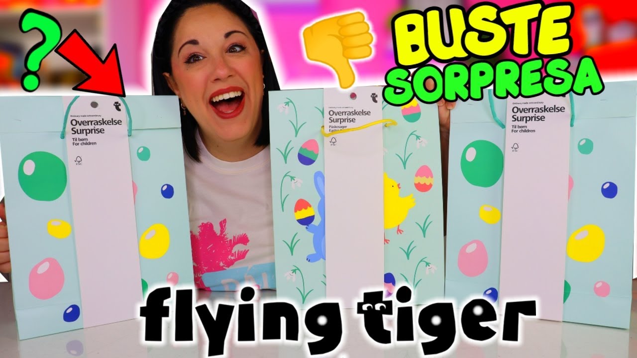 Apro 3 BUSTE SORPRESA SPECIALI di TIGER! iolanda sweets