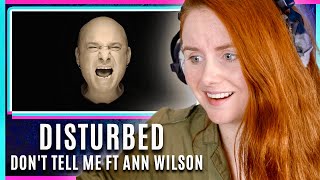 This Was Unexpected! Vocal Coach reacts to and analzes Disturbed - Don't Tell Me (Ann Wilson)