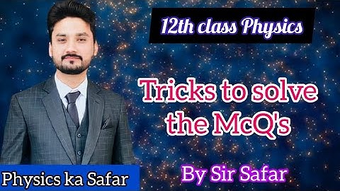 Tricks to solve the mcq