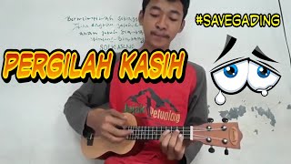 Video thumbnail of "Chrisye - Pergilah kasih (ukulele cover)"