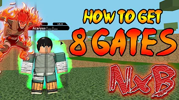 Naruto RPG: Beyond | HOW TO GET 8 GATES (LOCATION AND TIME)