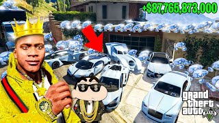 FRANKLIN TOUCH ANYTHING BECOME DIAMOND Ll EVERYTHING IS FREE IN GTA5