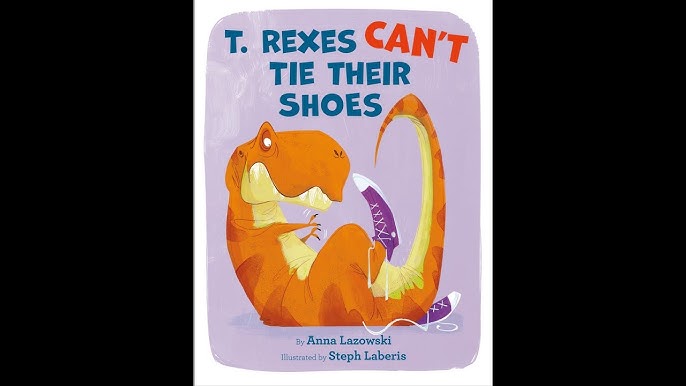 T rex tying shoes Clearance