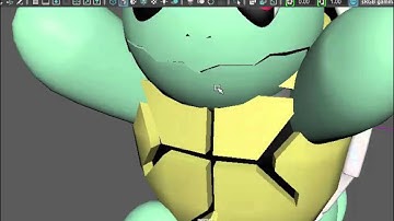 Pokemon Battle Game Tutorial   Model Squirtle in Maya Tutorial