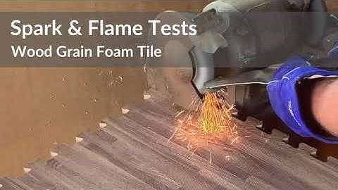 Is EVA foam flammable? Spark and Open Flame Test