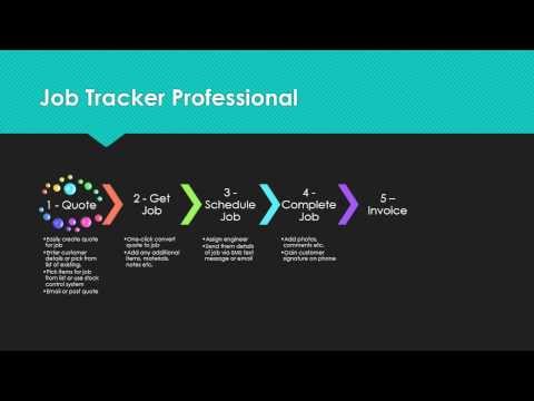 Job Tracker Professional - Process Flow Chart