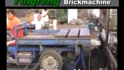 Yingfeng automatic clay  brick cutting and loading carriers  0086 15039963315