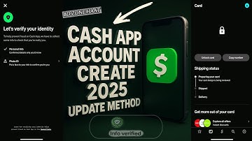 How To Cash App Account Create || Cashapp Account Create Update Method 2025 || Cash app Bank Account