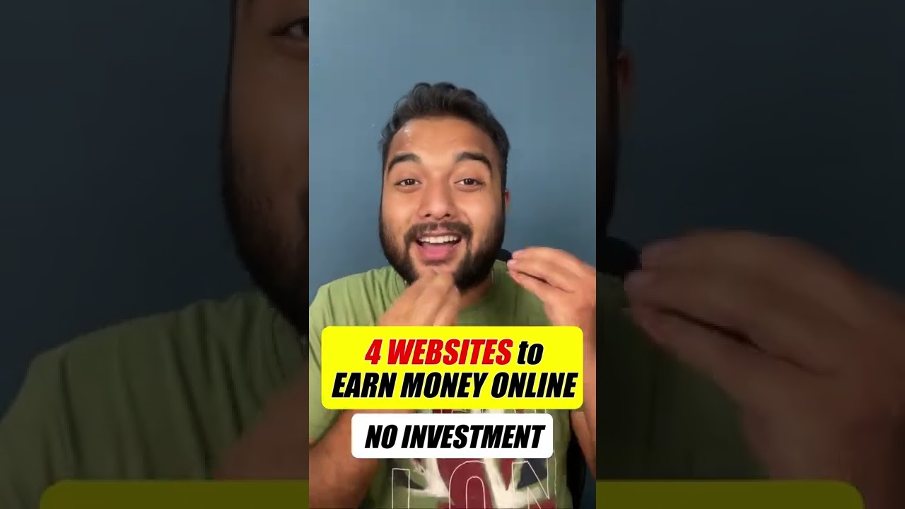 4 Websites to Earn Money Online Without Investment in 2022 💰 Online Paise Kaise Kamaye