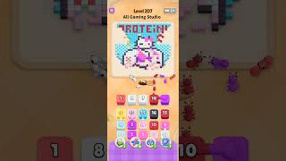 Colony Flow level 207 walkthrough solution gameplay 
