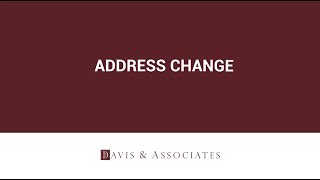 How to Report an Address Change to USCIS by Davis & Associates 2,561 views 4 months ago 1 minute, 5 seconds
