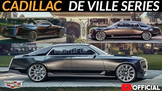 Cadillac de Ville Series Digitally Comes Back From the Nether With Sedan, Coupe and 'Vert