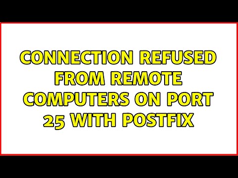 Connection refused from remote computers on port 25 with postfix