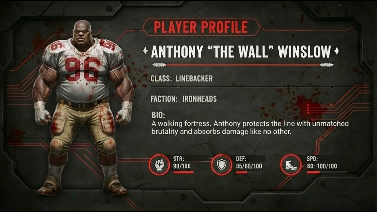 Game Development: "Winslow" Character BIO Design