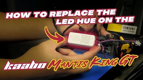 How to replace the LED Hue on the Kaabo Mantis King GT! - Voromotors tutorial