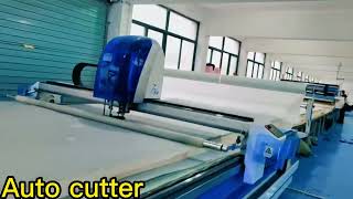 Automatic fabric cutter and spreader machine