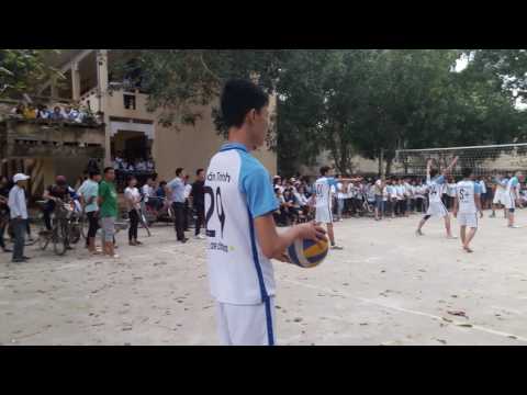 Video Trận chung kết bóng chuyền của trường THPT Yên Định 2... - youtube