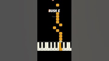 Thumbnail of Rush E 🔥 Sheet Music Boss 🔥 EASY Beginner Piano Tutorial