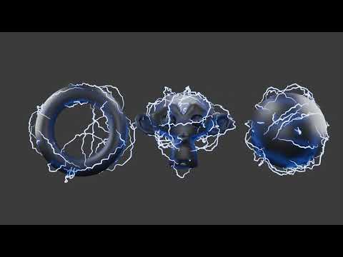 Dynamic Electricity Spark Effect - Blender 4.3 Geometry Nodes