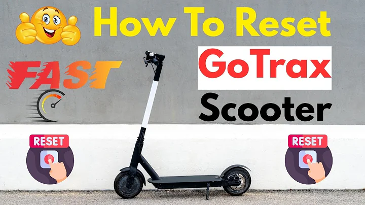🔧 How to Reset Your GoTrax Scooter in 2 Minutes Easy Fix!