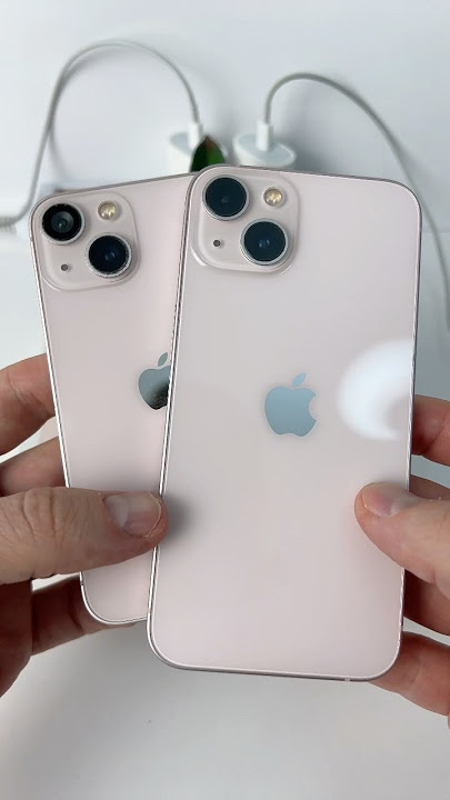 IOS 18 iPhone 13 Mini Vs 13 Power On Test Comparision
