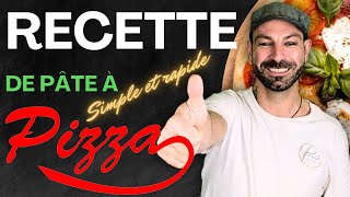 Recette de pâte à pizza SIMPLE ET RAPIDE !