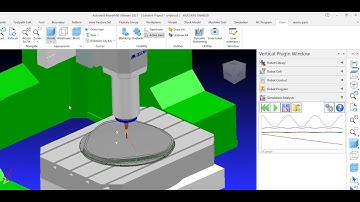 point distribution and Simulation Analysis plugin in Autodesk powerMILL