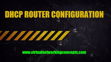 HOW TO CONFIGURE DHCP ROUTER IN GNS3