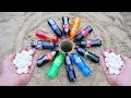 Experiment: Pepsi, Fanta, Coca Cola, and other Popular Sodas vs Mentos Underground