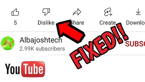 How to Restore Youtube Dislike Button Return YouTube Dislike FIXED!!