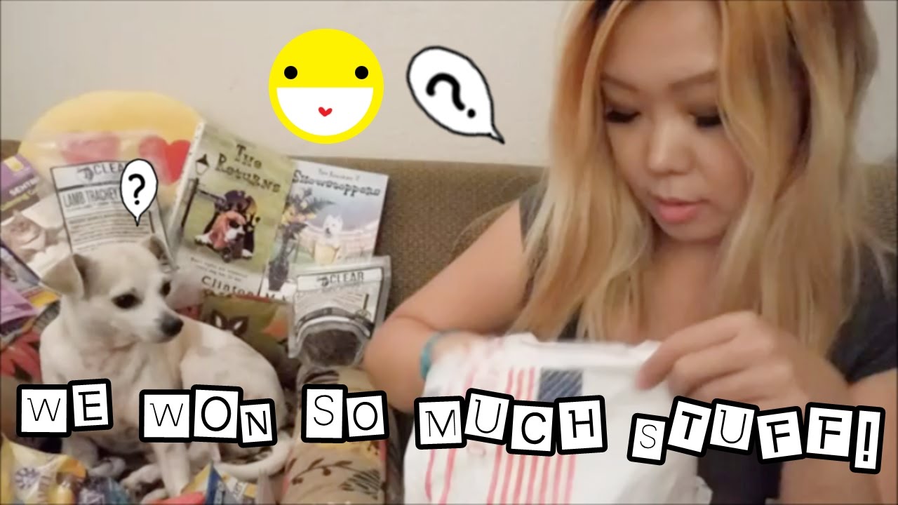 WE WON SO MUCH COOL DOG PRODUCTS Prize Haul Unboxing Mail Time we-won-so-much-cool-dog-products-prize-haul-unboxing-mail-time