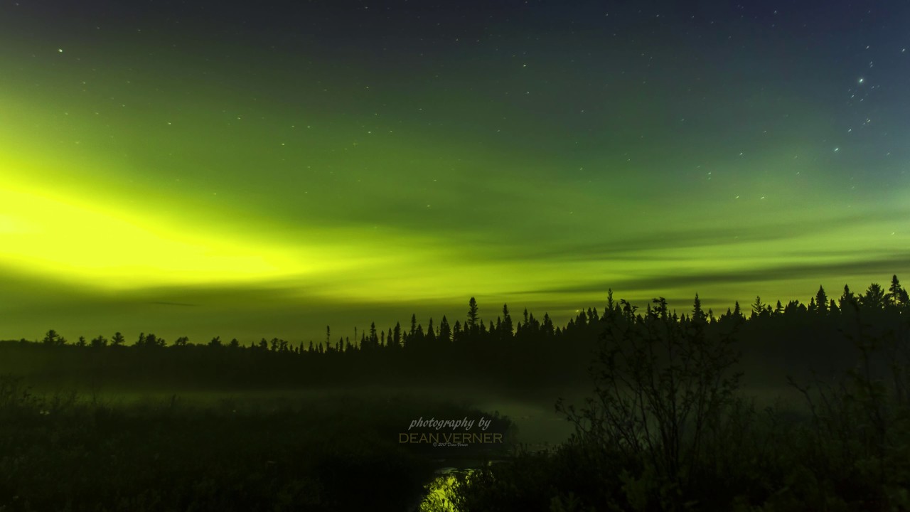 Algonquin Northern Lights 20170527&28 YouTube