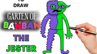 How To Draw The Jestergarten Of Banban 4Outline Art Master