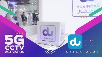 5G CCTV | du stand GITEX 2021 | AI Enabled Service