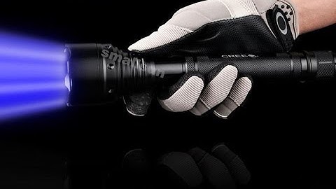 BLUE LIGHT SMALL SUN 2000lumen CREE XM L XML T6 LED FLASHLIGHT TORCH LAMP +18650