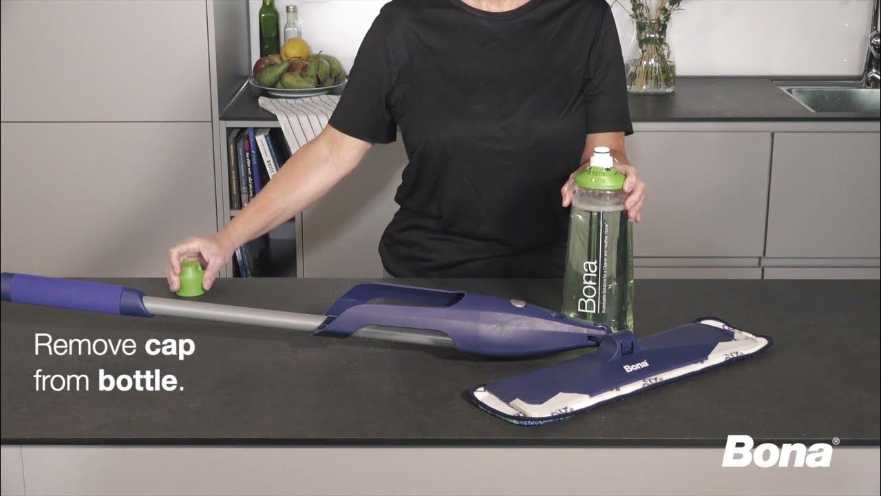 How to Assemble Bona Premium Spray Mop for Hard Surface Floors YouTube